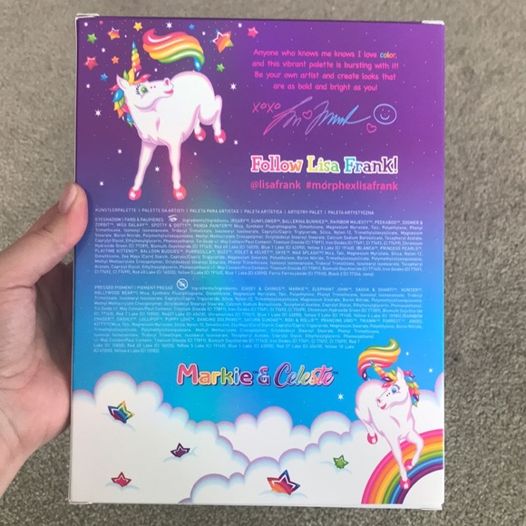 Morphe X Lisa Frank 35B Artistry Makeup Palette - Picture 10 of 12